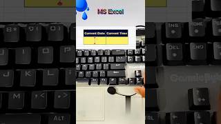 Insert Current Date and Time in Excel | #keyboard #keyboardshortcuts #excel #exceltips