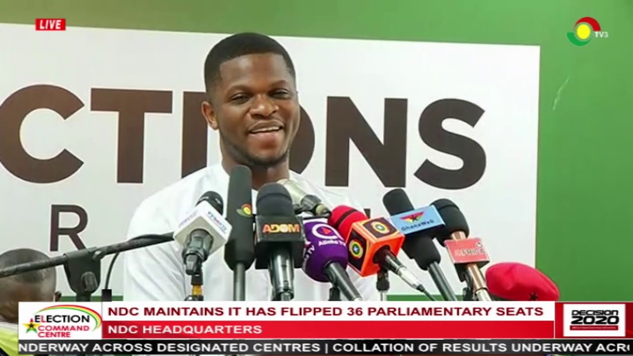 NDC Presser We have won majority seats in parliament YouTube