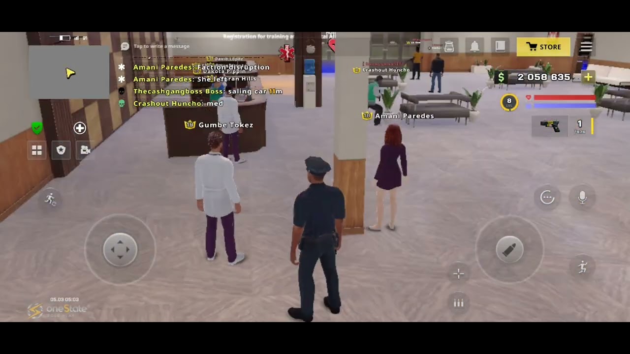 Onestate RP PD Roleplay faction disrupt - YouTube