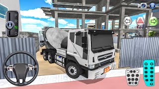New Cement Mixer Truck TATA Novus in Construction Site - 3D Driving Class 2024 - android gameplay screenshot 5