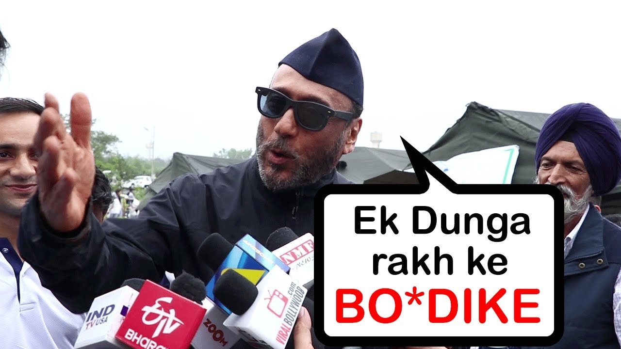 Jackie Shroff Abusing And Angry On Media Reporter @ Trees Plantation Event | Lonavala