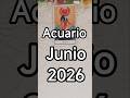 Acuario ♒ Junio 2026