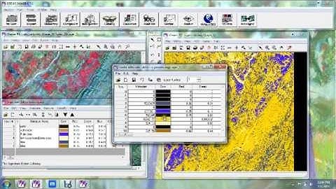 Erdas Imagine Supervised classification (Image classification)