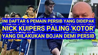 😱Ini Daftar 6 Pemain Persib Yang di Depak. Nick Jadi Paling 'KOTOR', Tak Ingin berakhir Buruk