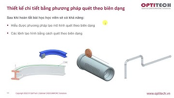NX CAD Bài 18 -  Thiết kế mô hình với swept