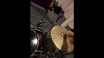 Setting up the drums in my studio for tracking. #drums #drummer #recordingdrums #recordingstudio