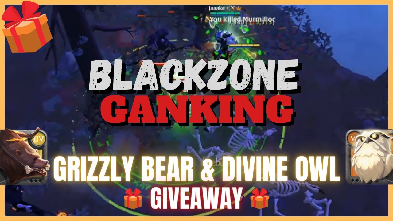 We are "GANKING" INTO THE BLACKZONE Albion Online 🎁Grizzly Bear
