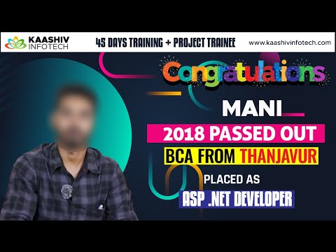👉Dotnet training chennai | best dotnet training institute chennai | KaaShiv InfoTech Reviews