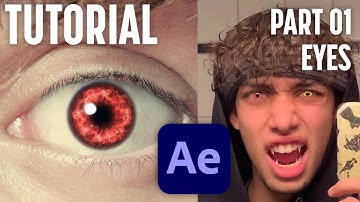 Advanced Aftereffects Eye Tutorial // Create A Werewolf Or Vampire In Aftereffects Part One