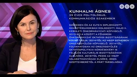MSZP | Kunhalmi Ágnes a Csatt című műsorban - 2022.05.30. - 1. rész