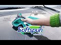 Softspun best microfiber cloth  1200 gsm gray  aqua blue microfiber cloth  car cleaning cloth