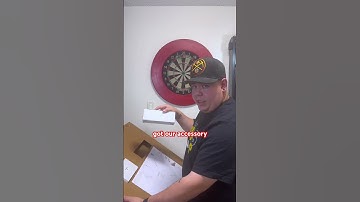 Target corona vision! This makes the set up feel more complete! #darts #targetdarts #dartschallenge