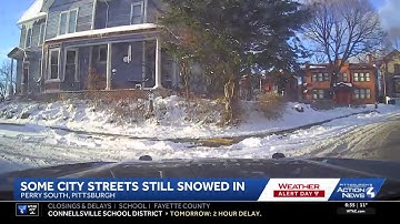 City streets not plowed, officials give update on conditions