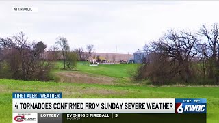 4 tornadoes confirmed in Illinois
