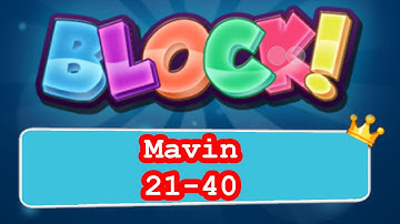 BLOCK! Mavin Level 21-40 (Basic) - Lösung Solution Walkthrough