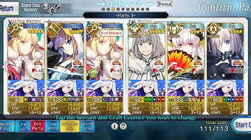 FGO NA - Grand Nero Fest 2023 lvl 90 quest part 2.Mysterious Alter Ego Λ 3 turn farm, 6 drop CEs