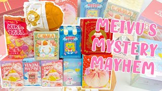 Let's Open 10 Cute Blind Boxes from KikaGoods! GHOST BEAR, BUBBLE EGGS, PANDA TAIYAKI + MORE! | MMM