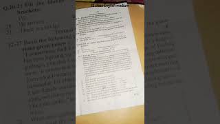 #12 class/(English paper) 2021 English medium/ #bestwish🔥🔥