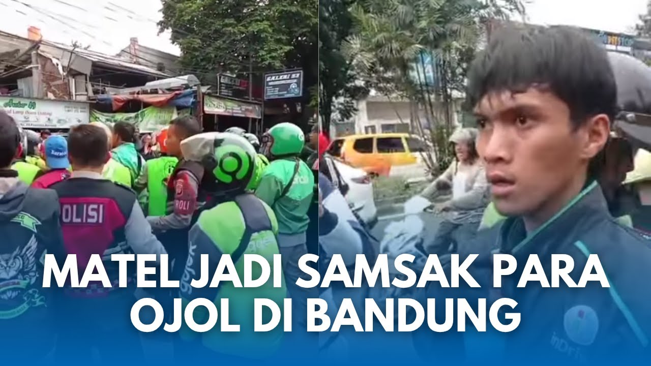 BENTROKAN MATEL VS OJOL! Kericuhan Terjadi di BKR Bandung Dipicu Perampasan Motor dan Penganiayaan
