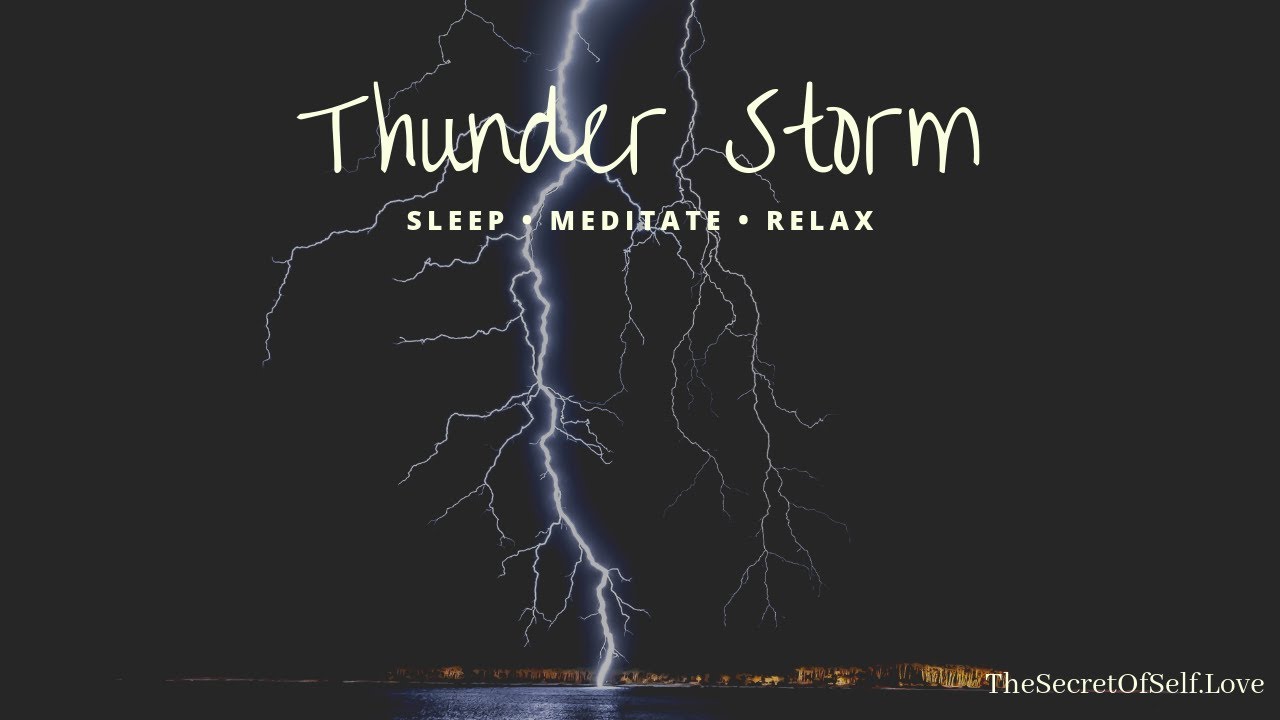 432Hz 10 Hours! Thunderstorm | Meditate | Sleep | Relax