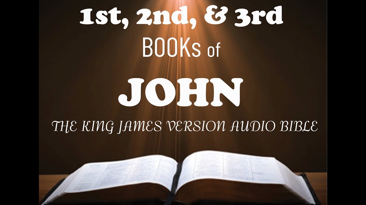 1st, 2nd & 3rd BOOKs of JOHN King James (KJV)Audio Bible w/ocean
