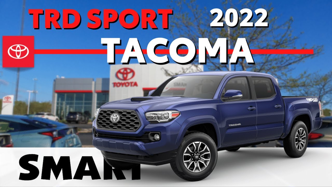 2022 Tacoma TRD Sport Blue Crush // Smart Madison Toyota - YouTube