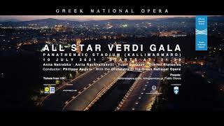 All Star Verdi Gala - Netrebko, Rachvelishvili, Eyvazof, Platanias July 10, Panathenaic Stadium Resimi