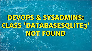 DevOps & SysAdmins: Class 