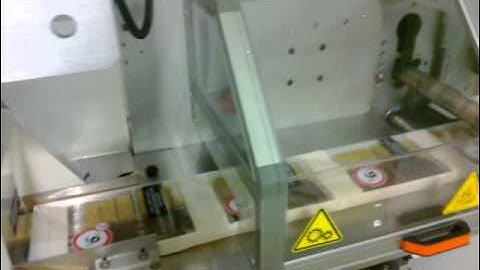 Emrich - PFM Falcon Servo Horizontal Flow Wrapper + auto feeder - Cake Slice Trays