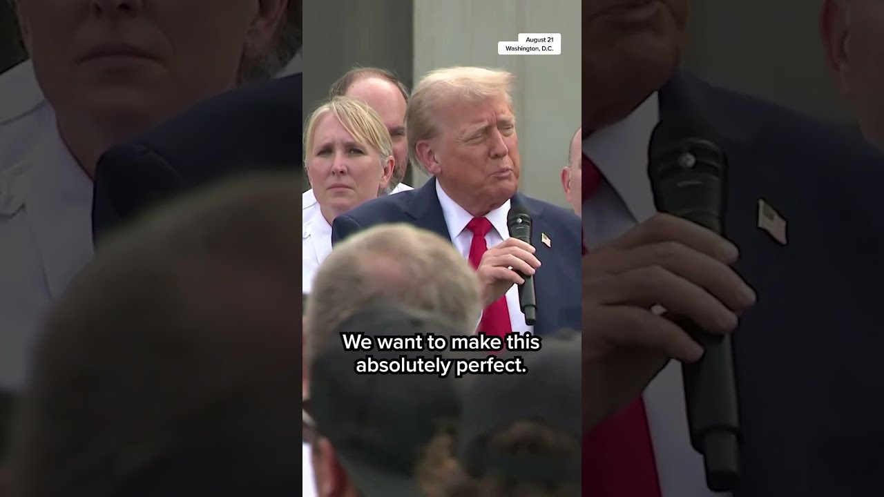  I Feel Very Safe Now Trump Meets With Law Enforcement National Guard In D C