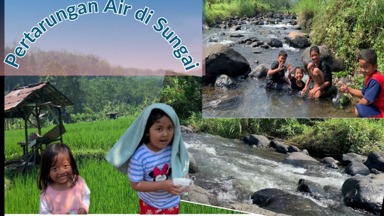 Nana - Mandi di Sungai ????#nanaajaya#sunday 