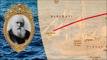 Animated route Charles Darwin took on the HMS Beagle (With description)