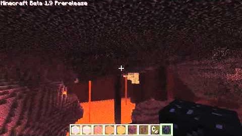 Minecraft Beta 1.9 Gameplay: The New Nether! (Mobs and Ruins)