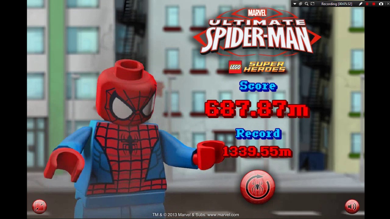 lego spiderman games