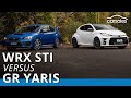 Subaru WRX STI v Toyota GR Yaris Rallye 2021 Comparison @carsales.com.au