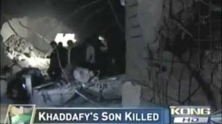 NATO Kill Gaddafi's Family (3 Grandchildren Under 12 Years old) & say they are NOT targetting him!