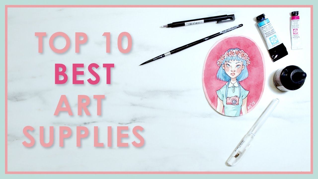 THE BEST ART SUPPLIES ON ?! // All the Favorite things I've