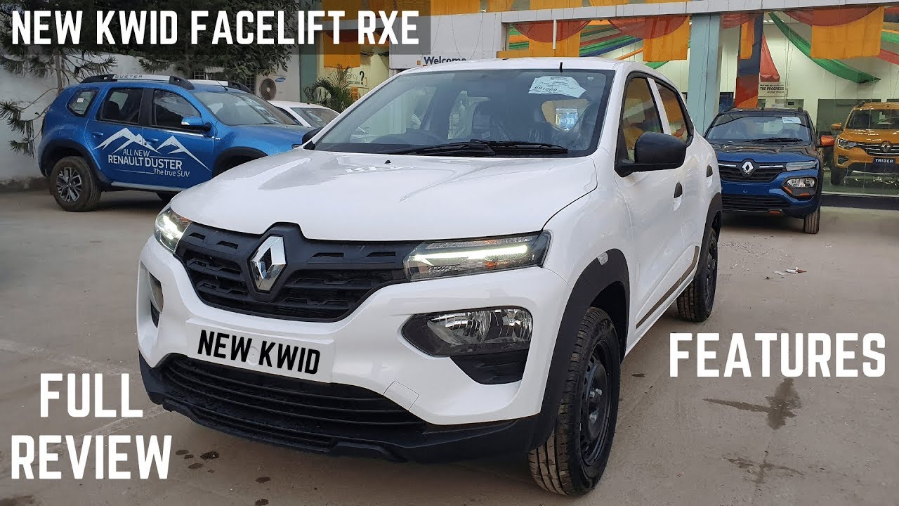 Renault Kwid Facelift Rxe 2019 Second Base Model Full Detailed Review Price Features Interiors
