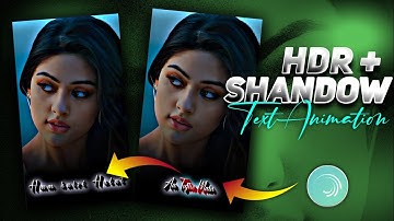 Alight Motion video editing || HDR CC Text Spacing Effect video Editing Alight Motion || Vinit Sah