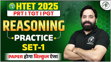 HTET 2025 | REASONING : Practice Set-1 Class for HTET PRT, TGT,PGT | HTET by TET Mantra