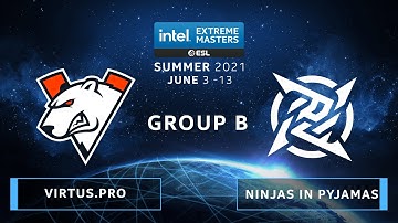 CS:GO - Virtus.pro vs. Ninjas in Pyjamas [Vertigo] Map 1 - IEM Summer 2021 - Group B
