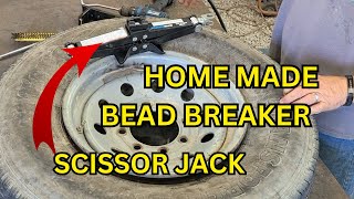 Can we break a tire bead with a Scissor Jack