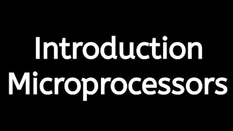 Microprocessor & Microcontroller Unit 1 Lec 1