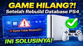 Tutorial Cara Memunculkan Game yang Hilang Setelah Rebuild Database PS4 Hen (100% Work!) screenshot 4