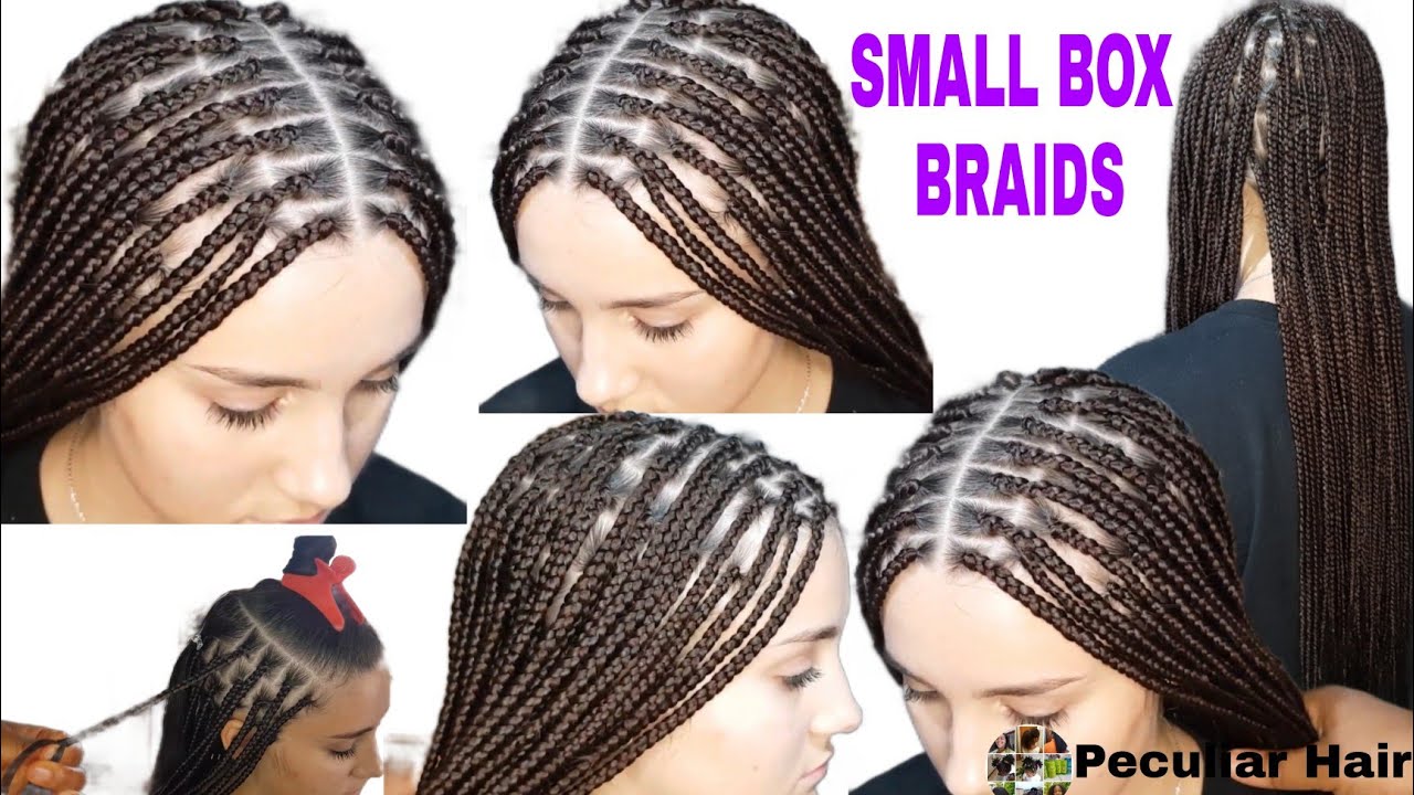 How To Do Small Box Braids, no Lumps, no bumps, White girl hair