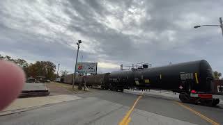 IC 1026 Leads CN Local Slowly Thru Belleville IL