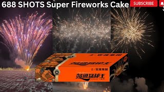 688 SHOTS SUPER FIREWORKS CAKE by GUANDU FIREWORKS 2023