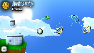 "devine trip" by Fredbua (1 coin) | Geometry Dash. screenshot 4