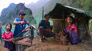 Ngoc and Mac have completed building a house for their two puppies, a very beautiful house