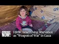 Starvation as a Weapon of War: Human Rights Watch Denounces Israel for Denying Gaza Access to Food